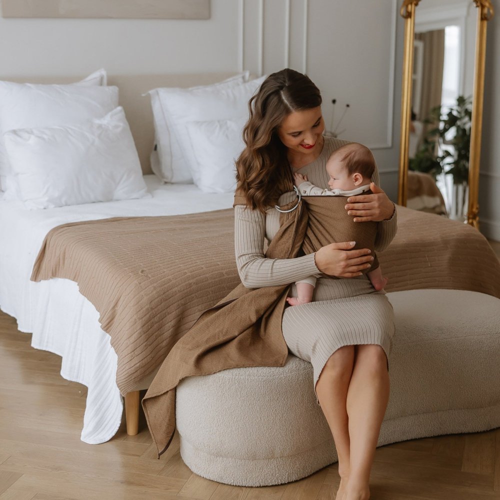 Ring sling Leo café