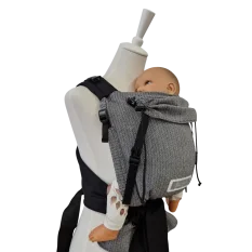 Nosítko Storchenwiege černobílé