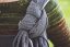 Šátek na nošení dětí Storchenwiege, vzor Leo šedý - Délka: 4,6m