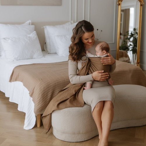 Ring sling Leo café