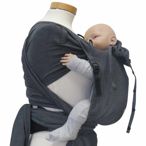 WrapBabyCarrier Storchenwiege, grafit