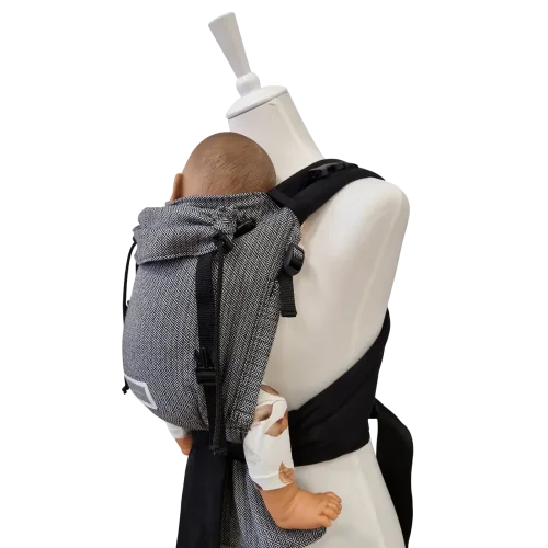 Nosítko Storchenwiege černobílé