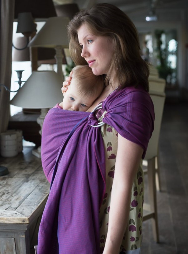 Ring sling Leo violett