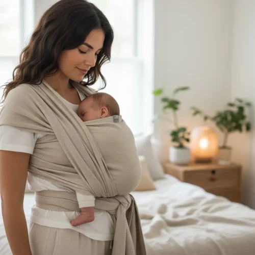 Šátek na nošení dětí Storchenwiege, vzor Moonstone - Délka: 4,6m