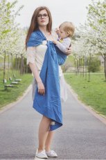Ring sling Leo tyrkysový
