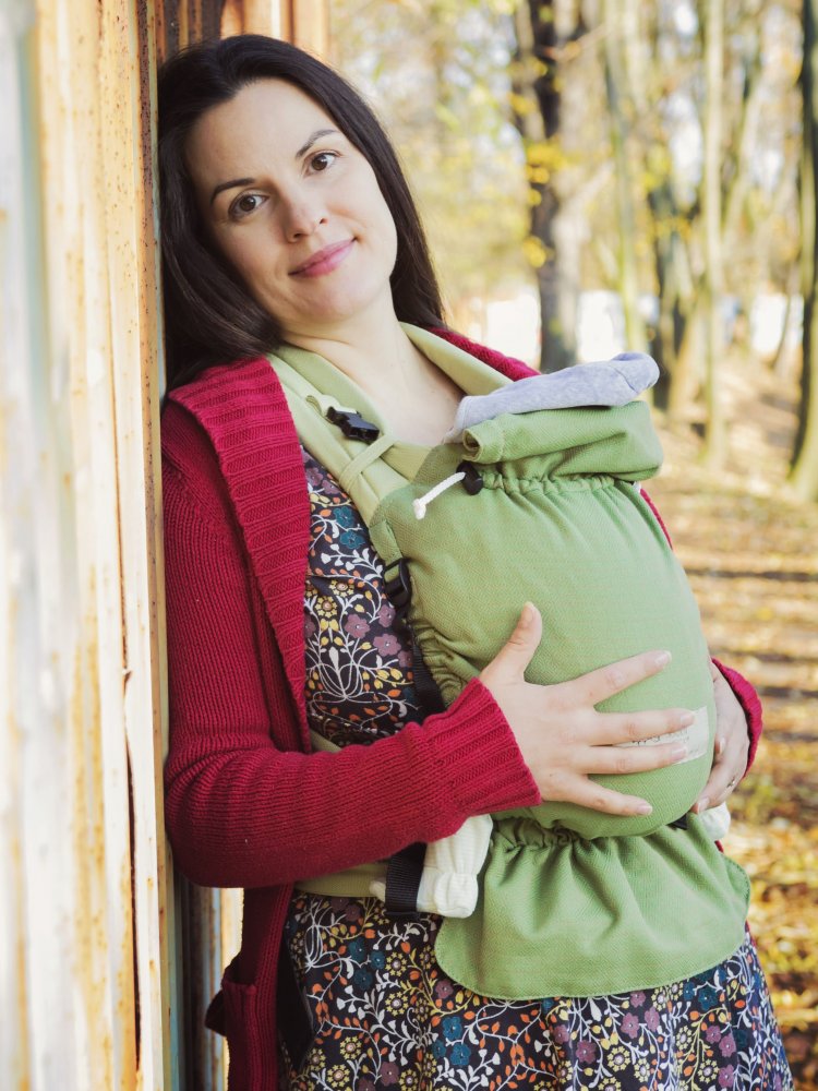 Nosítko Storchenwiege zelené